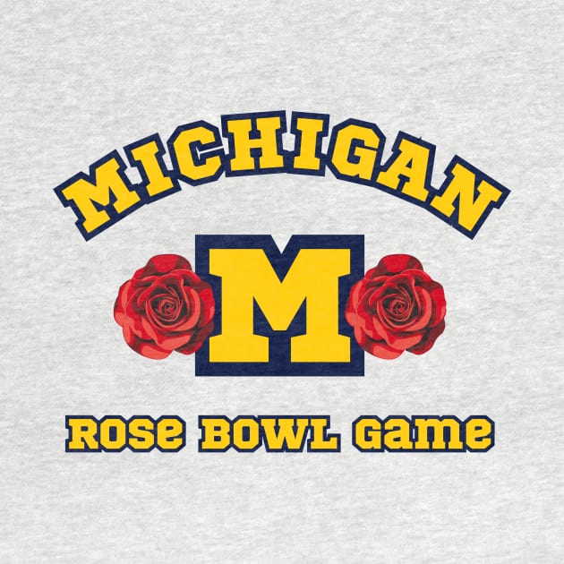 Michigan Rose Bowl Game by Rabeldesama